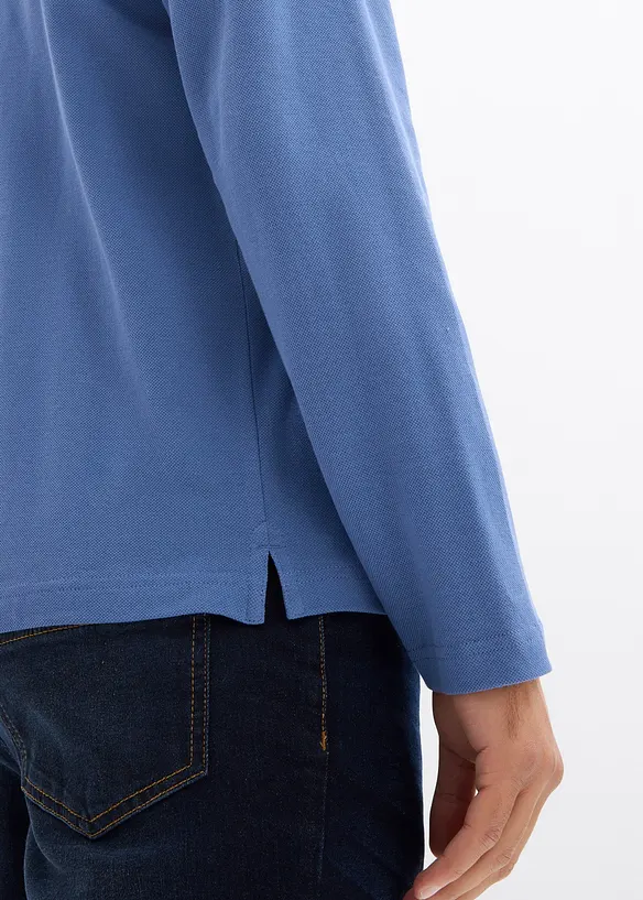 Poloskjorte i 100% &oslash;kologisk bomull (2-pack), bonprix