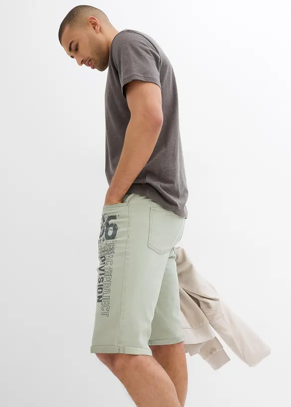 Bermudashorts i denim med stretch, Regular Fit, bonprix