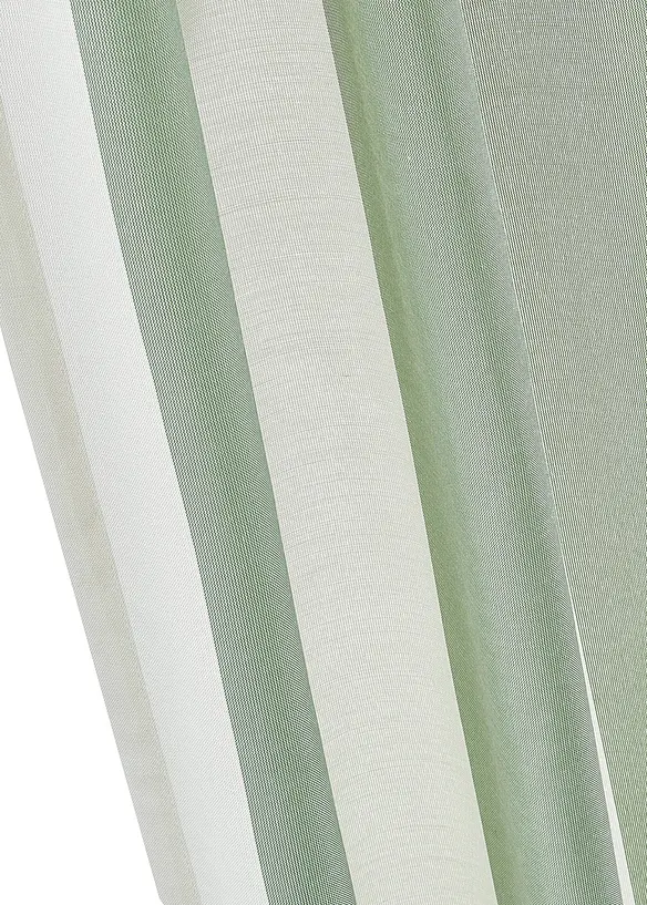 Gardin med stripem&oslash;nster og resirkulert polyester (1-pack), bonprix