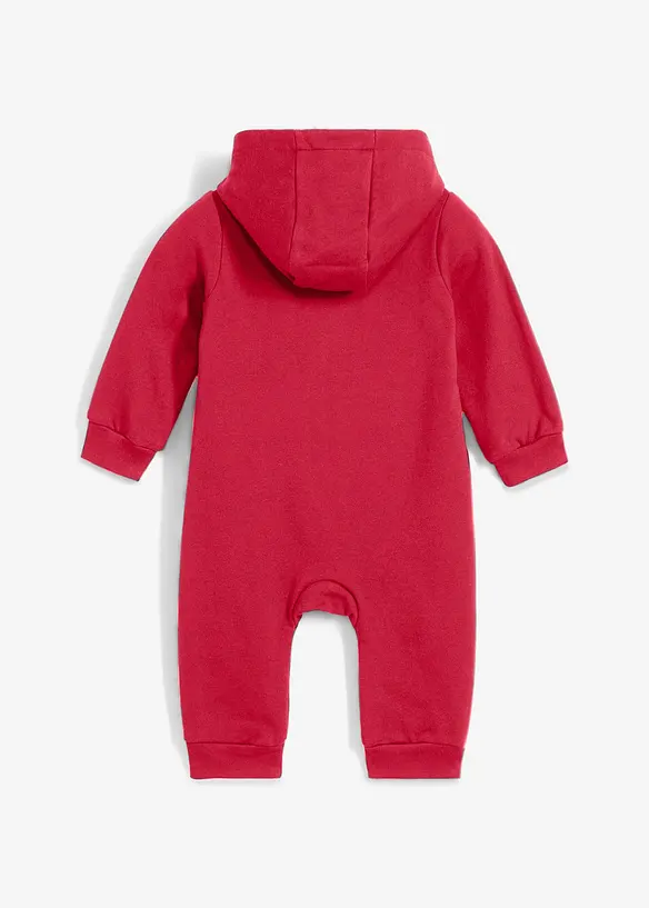 Baby-sweatoverall med julemotiv, økologisk bomull, bonprix