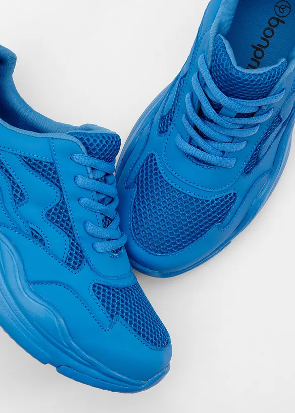 Chunky sneakers med mesh, bonprix