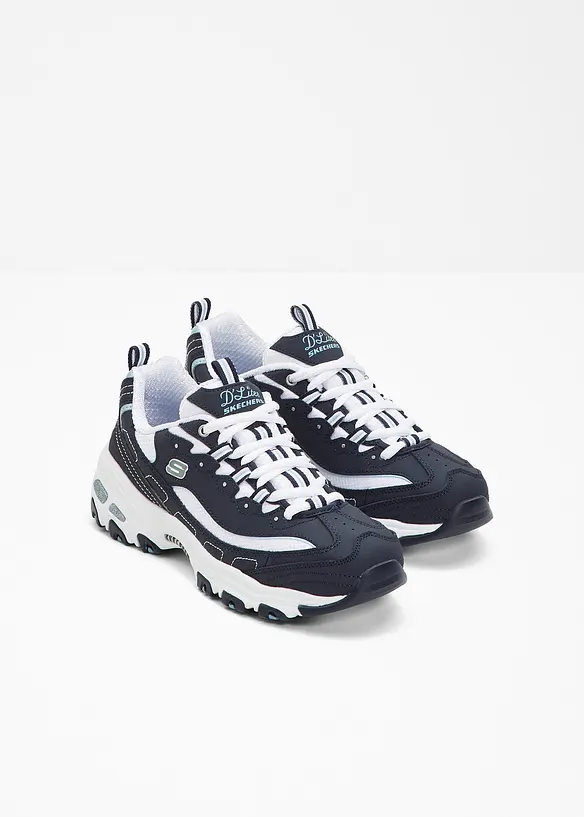 Chunky sneakers i skinn fra Skechers, Skechers