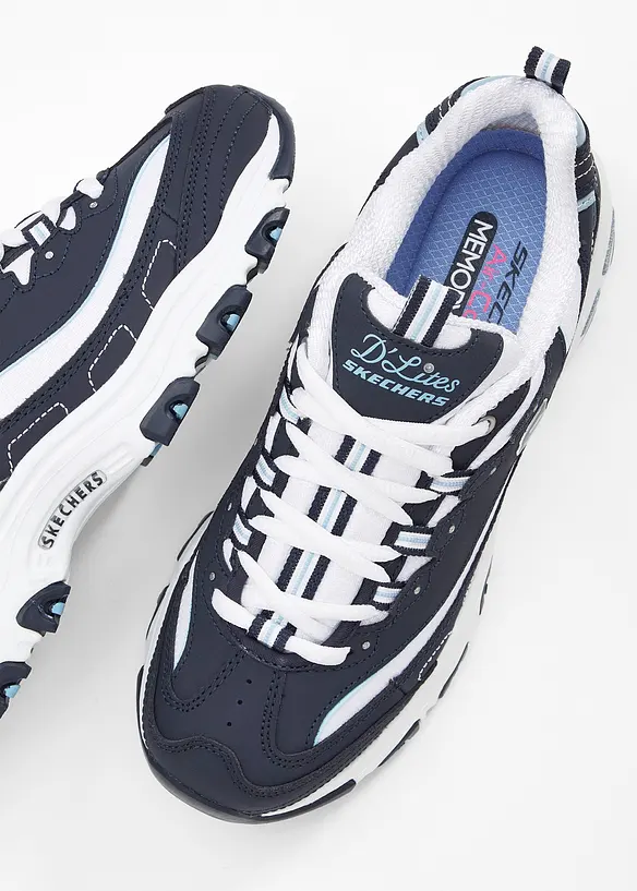 Chunky sneakers i skinn fra Skechers, Skechers