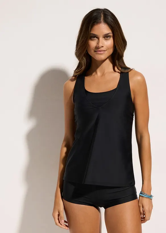 Tankini med bandeau-bikinitopp (3-delt sett), bonprix