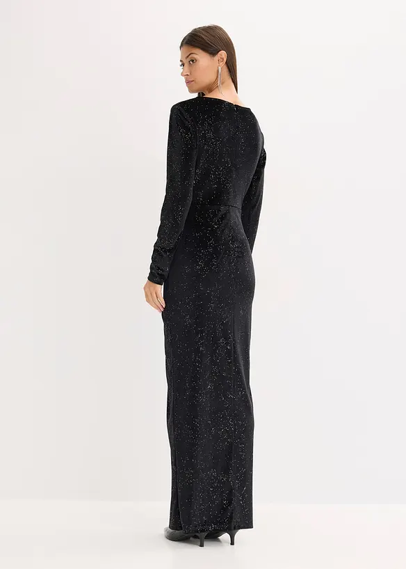 Selskapskjole med glitter, bonprix