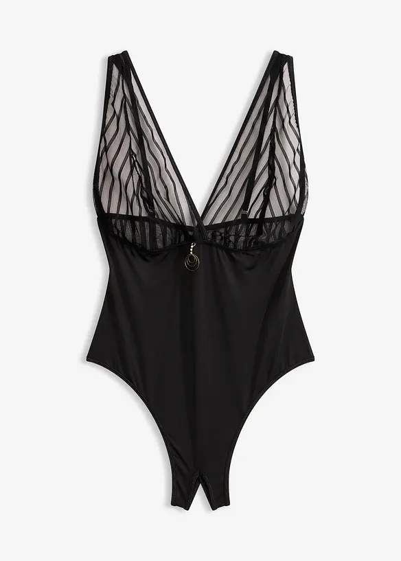 Stringbody med fransk &aring;pning, bonprix