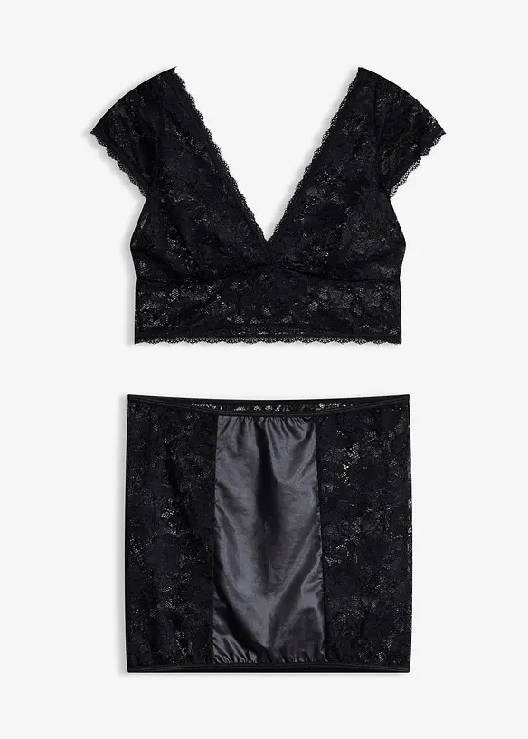 BH-topp og skjørt (2-delt sett), bonprix