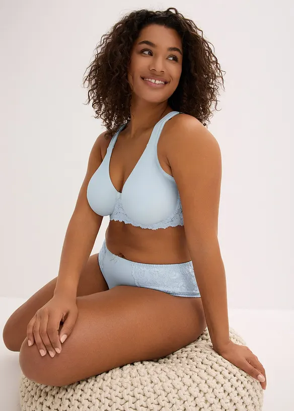 T-skjorte-BH med polstrede stropper, bonprix