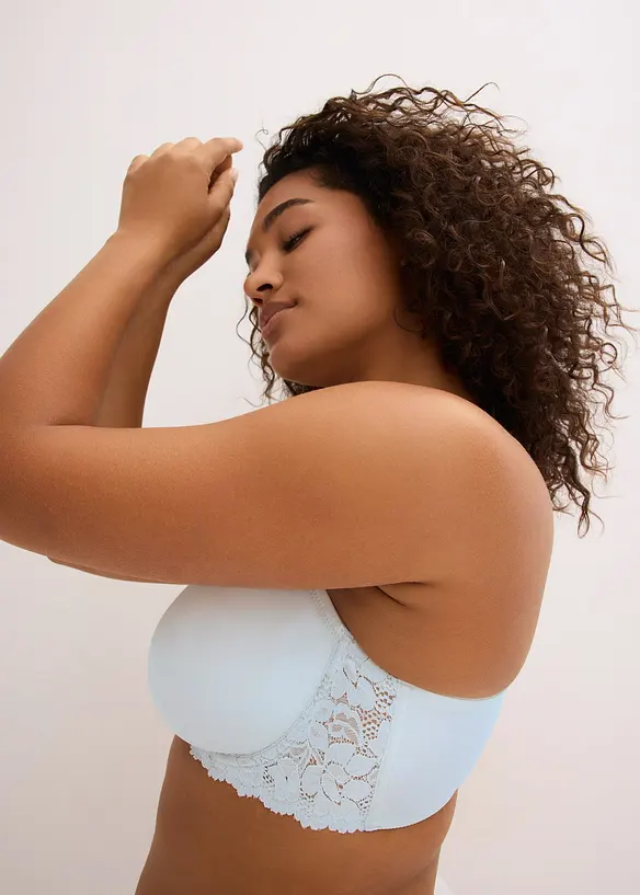 T-skjorte-BH med polstrede stropper, bonprix