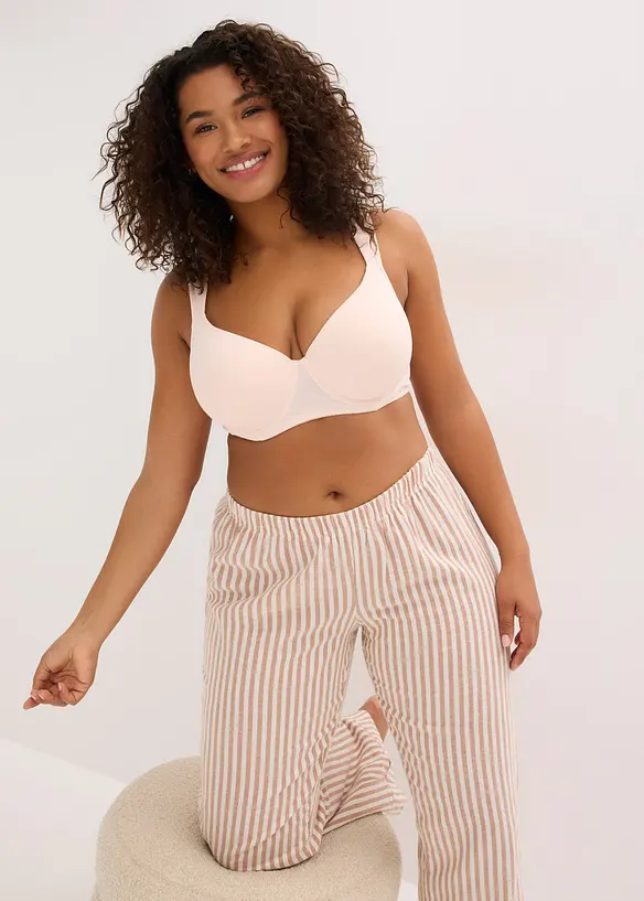 Padded-BH med b&oslash;yle og &oslash;kologisk bomull (2-pack), bonprix