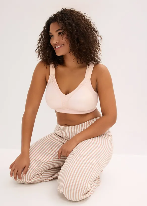 Avlastnings-BH uten b&oslash;yle med vatterte stropper, bonprix