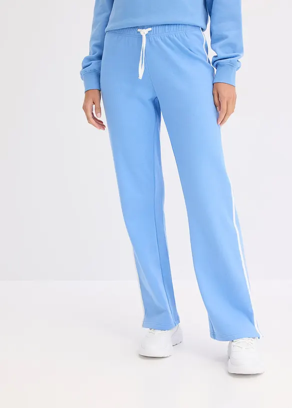 Joggebukse i formstabilt materiale i 100% bomull (2-pack), bonprix