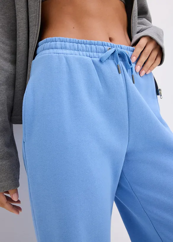 High Waist-joggebukse i 100% &oslash;kologisk bomull, bonprix