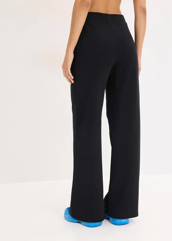 High Waist-joggebukse i 100% &oslash;kologisk bomull, bonprix