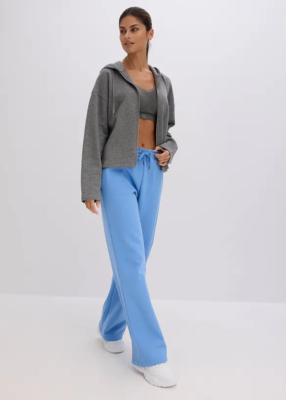 Sweatjakke i 100% &oslash;kologisk bomull, bonprix