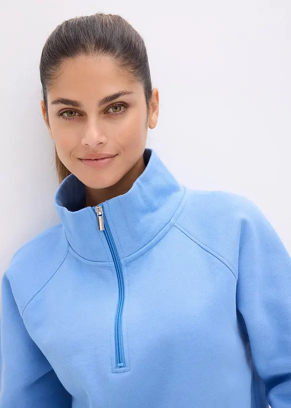 Sweatshirt i 100% &oslash;kologisk bomull, bonprix