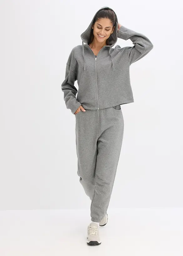 Joggebukse i 100% &oslash;kologisk bomull, bonprix