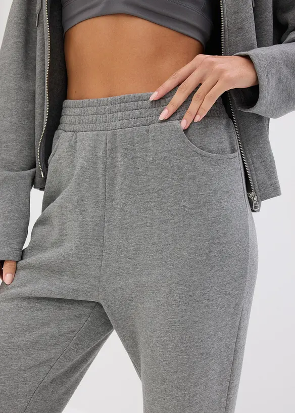 Joggebukse i 100% &oslash;kologisk bomull, bonprix