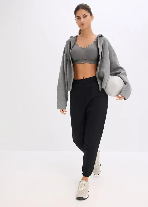 Joggebukse i 100% &oslash;kologisk bomull, bonprix