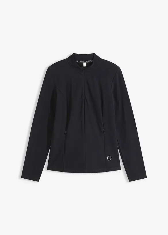 Termo-funksjonsjakke med halv glidel&aring;s, hurtigt&oslash;rkende, bonprix