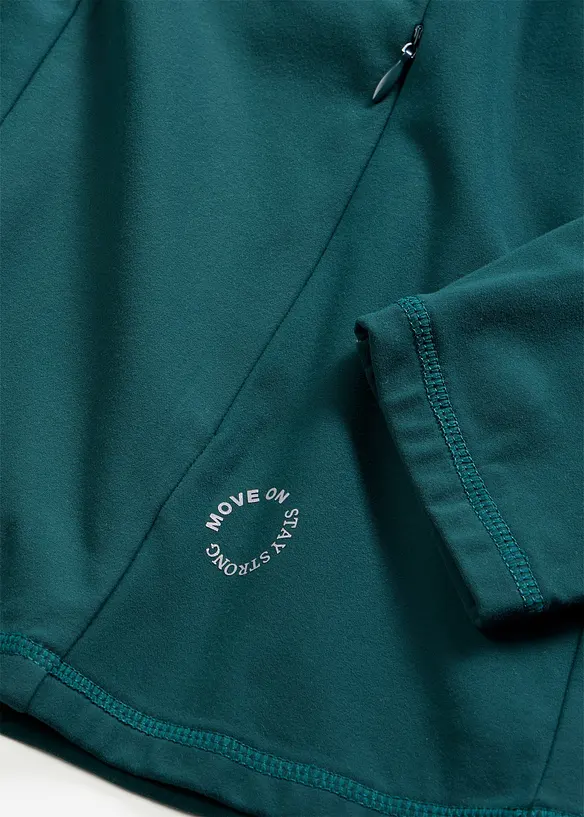 Termo-funksjonsjakke med halv glidel&aring;s, hurtigt&oslash;rkende, bonprix