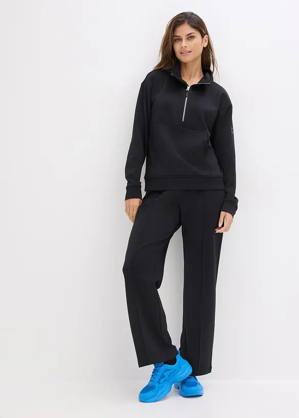 Treningsjakke med st&aring;krage, bonprix
