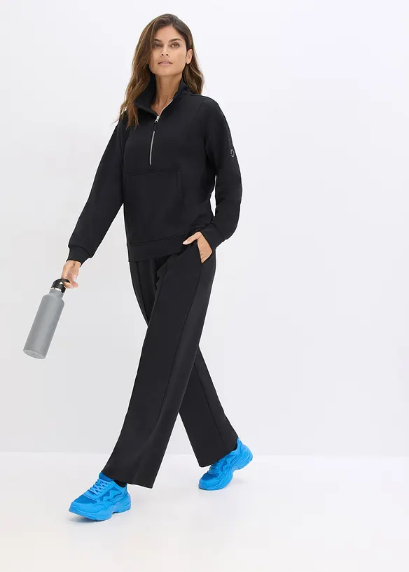 Treningsjakke med st&aring;krage, bonprix
