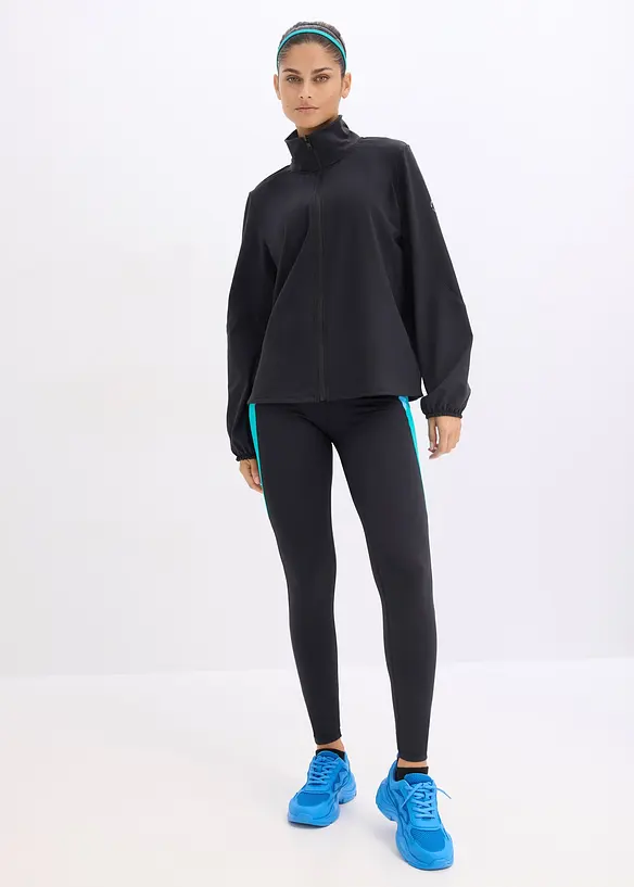 Oversized treningsjakke i formstabilt materiale, bonprix