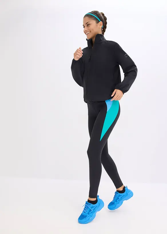 Oversized treningsjakke i formstabilt materiale, bonprix