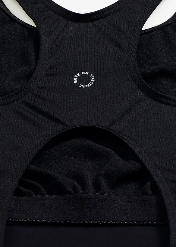 Hurtigt&oslash;rkende sports-badedrakt med racerback, bonprix