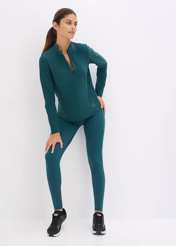 Komfort-treningstights med mobillomme, hurtigt&oslash;rkende, bonprix