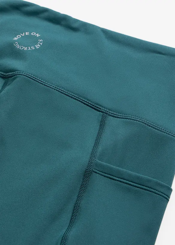 Komfort-treningstights med mobillomme, hurtigt&oslash;rkende, bonprix