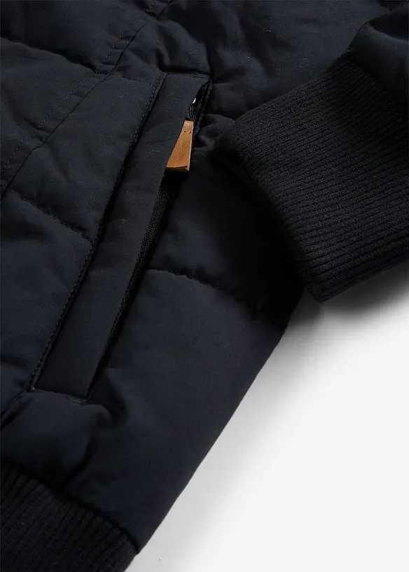 Vattert jakke i bomberjakke-fasong, bonprix