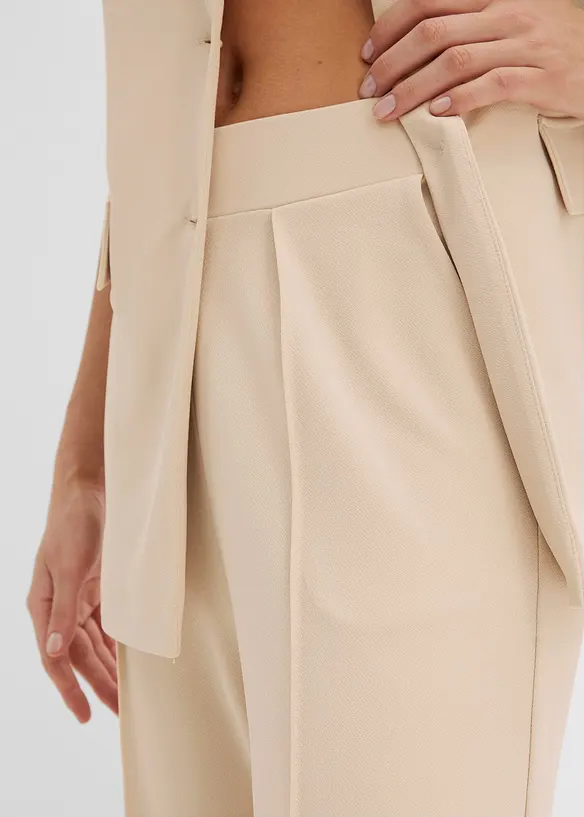 Pull on-bukse i formstabilt Interlockmateriale, bonprix