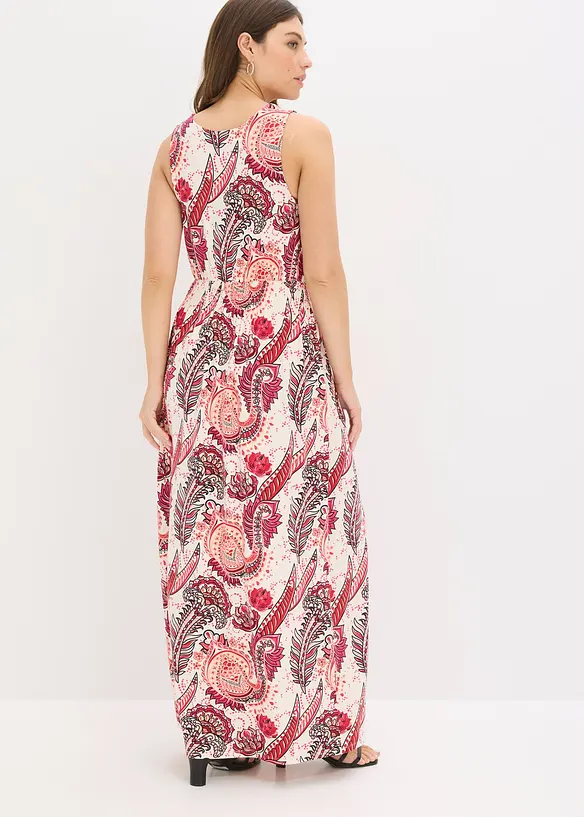 Maxikjole i myk viskosemiks, bonprix