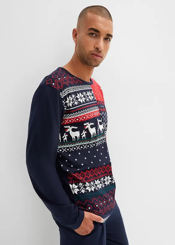 Pyjamas i 100% bomull, bonprix