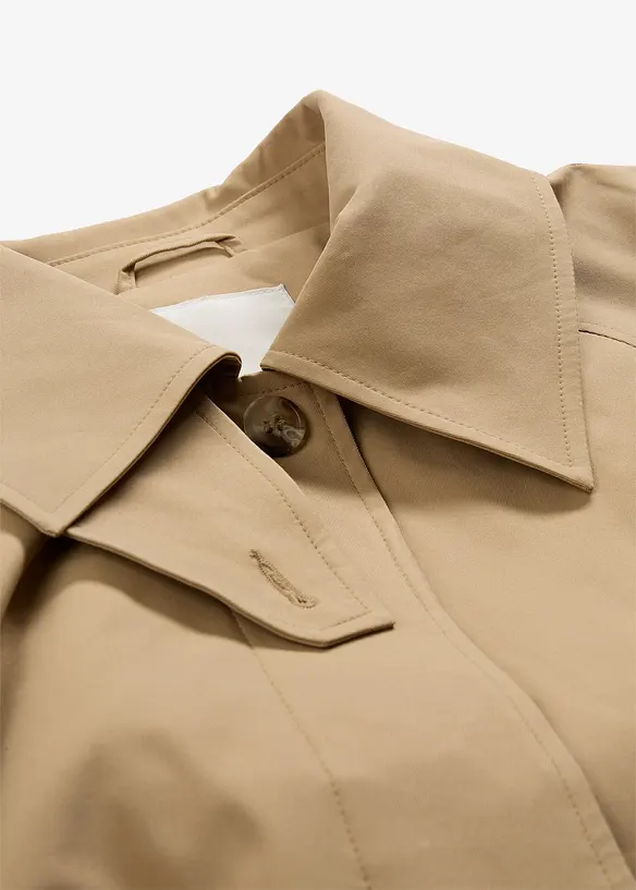 Trenchcoat med spensel, bonprix