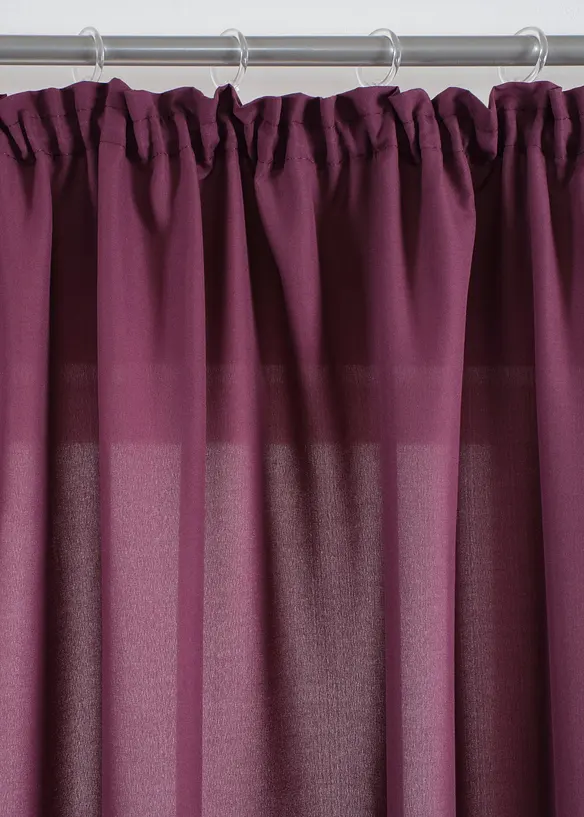 Gardin i mikrofiber (2-pack), bonprix