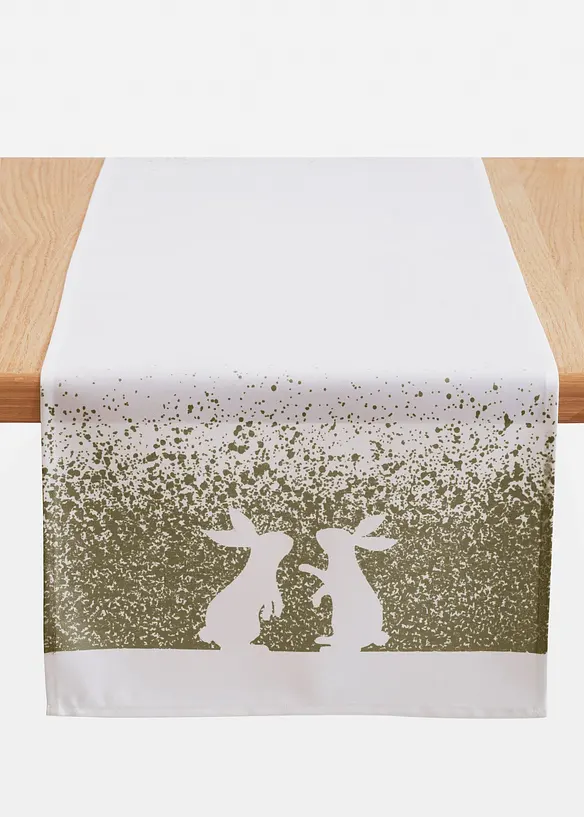 Bordl&oslash;per med trykt haremotiv, bonprix