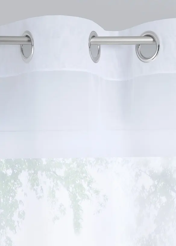 Gardin i batist med fin struktur (1-pack), bonprix