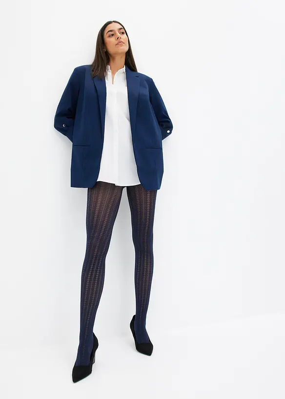 Oversized skjorte i bomull med 3/4-lange ermer, bonprix