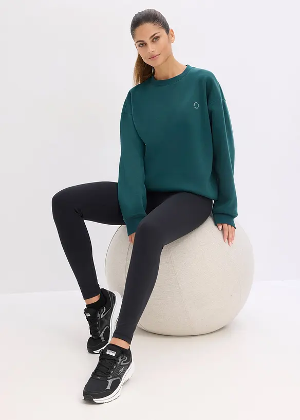 Oversized, varmende sweatshirt, hurtigt&oslash;rkende, bonprix