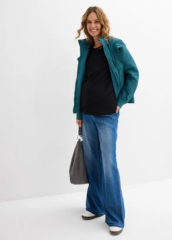 2-i-1-mamma- og ammetopp i &oslash;kologisk bomull, bonprix