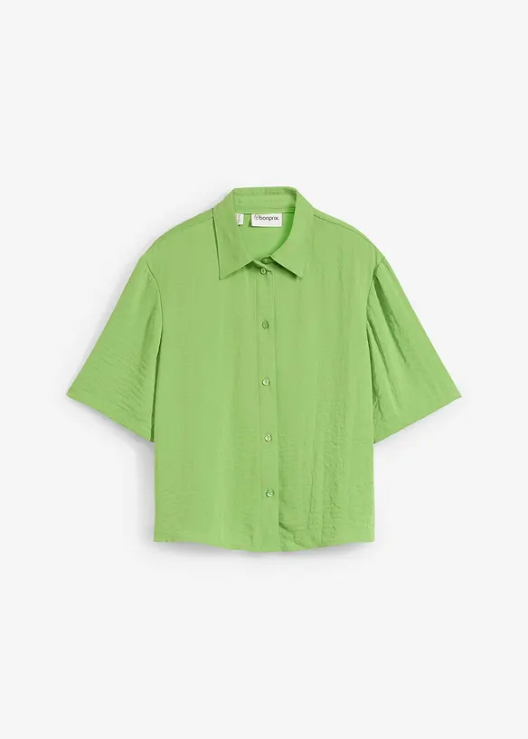 Boxy bluse i lett kreppet materiale, bonprix