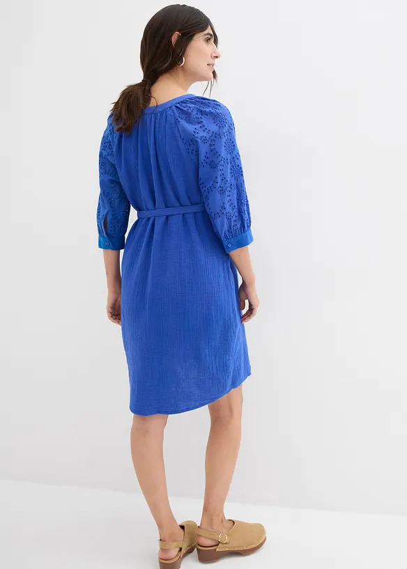 Mammakjole i 100% bomullsmusselin, bonprix