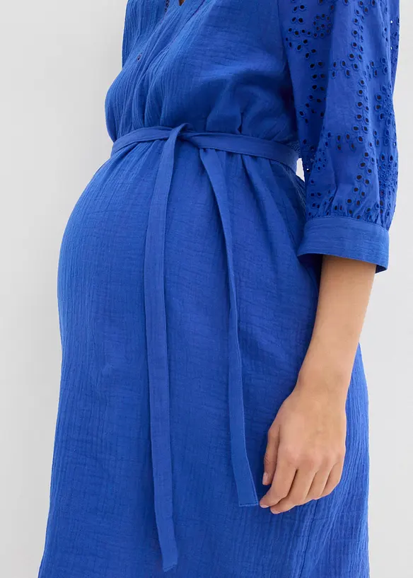 Mammakjole i 100% bomullsmusselin, bonprix