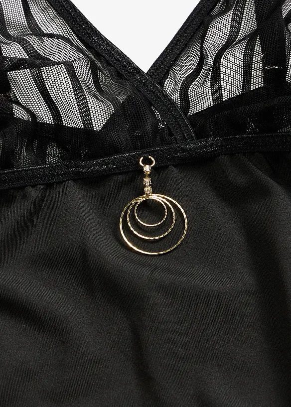 Stringbody med fransk &aring;pning, bonprix