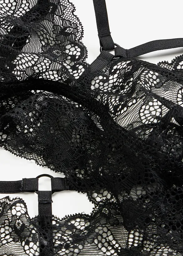 Bustier+panty ouvert (2-delt sett), bonprix