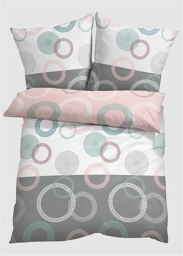 Sengesett med sirkelm&oslash;nster, bonprix
