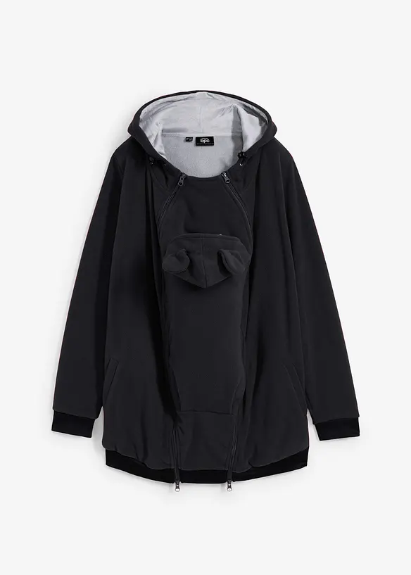 2-i-1-mamma-/bærejakke i fleece, bonprix